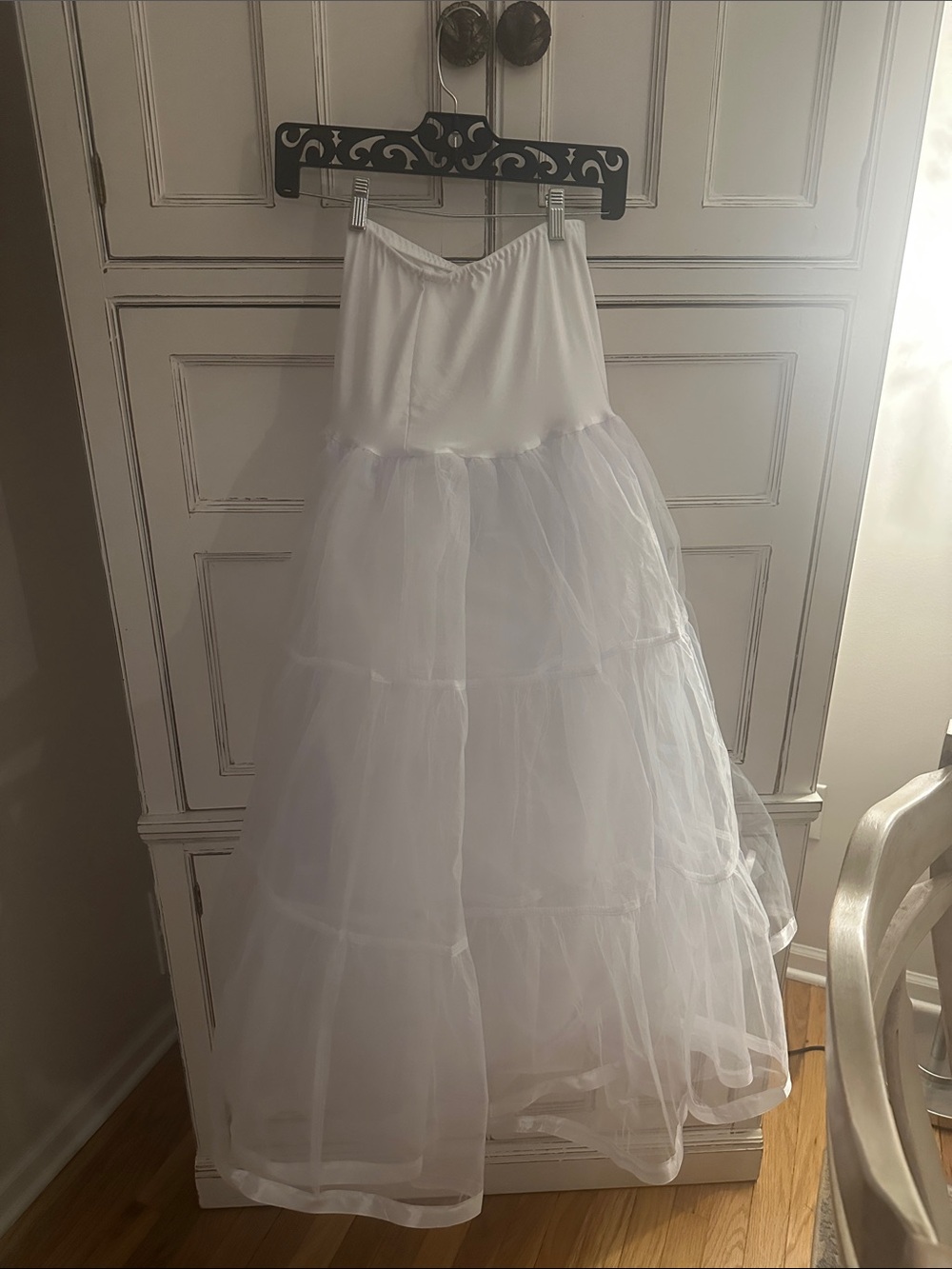 White Layered Bridal Crinoline Petticoat - Picture 3 of 3
